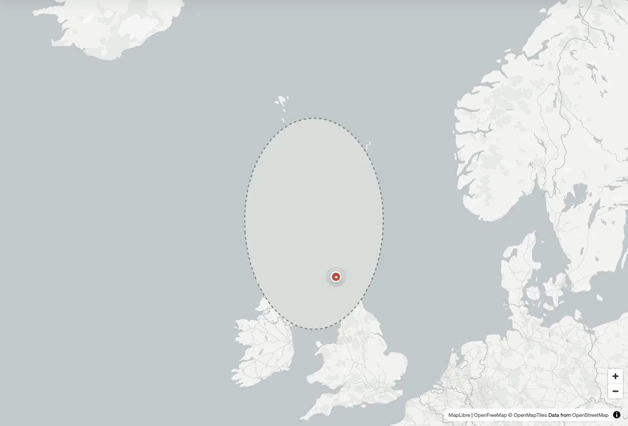 Country Draw UK map challenge showing a covered country