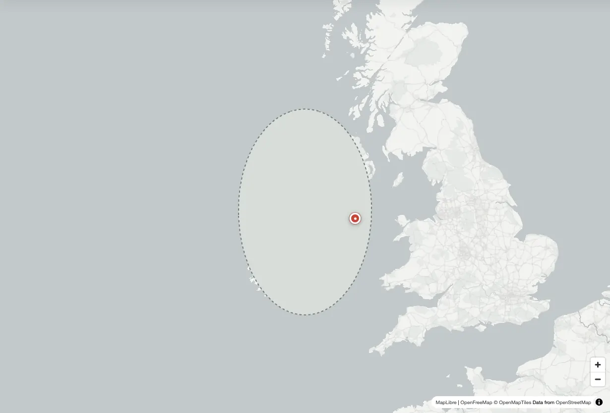Country Draw map challenge with Ireland covered for drawing from memory