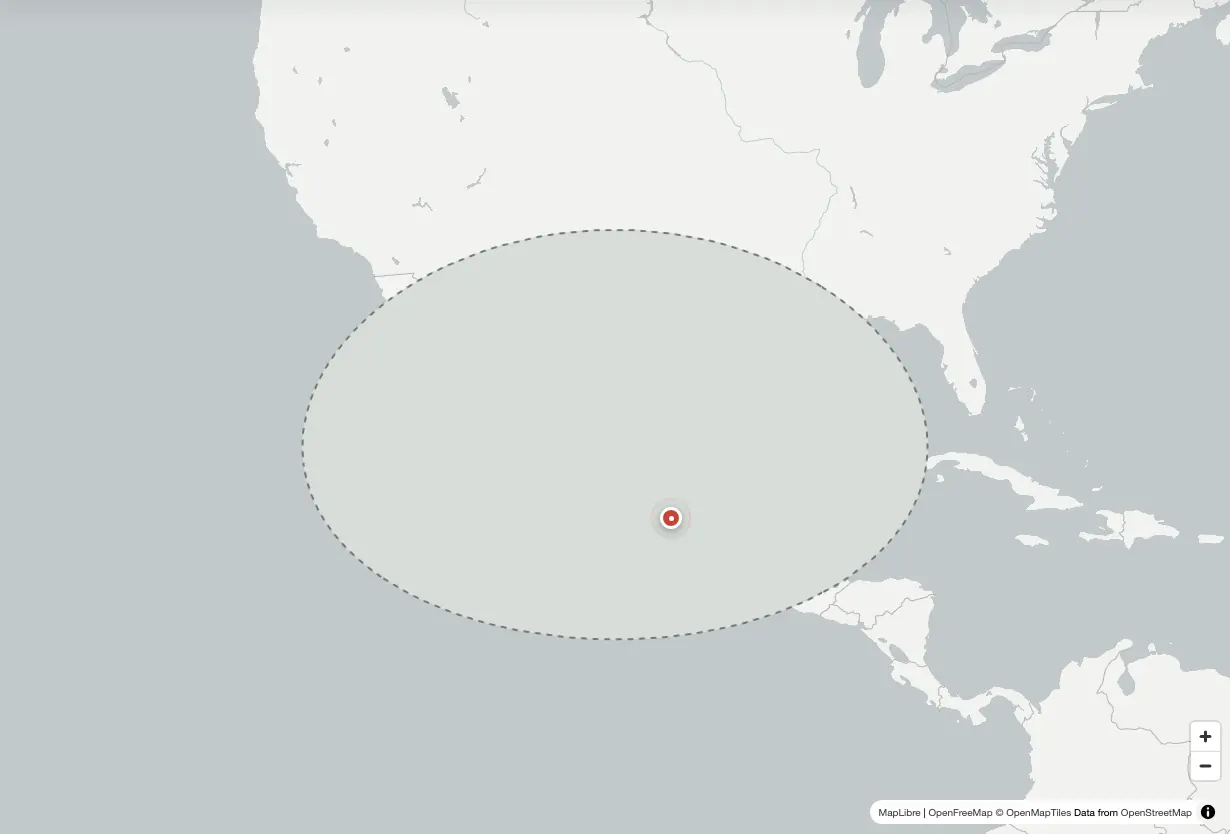 Country Draw map challenge with Mexico covered for drawing from memory