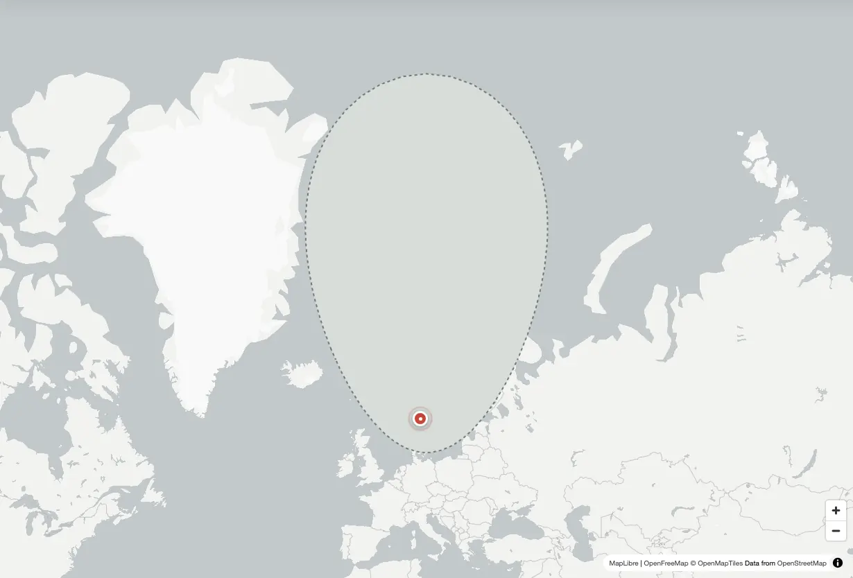 Country Draw map challenge with Norway covered for drawing from memory