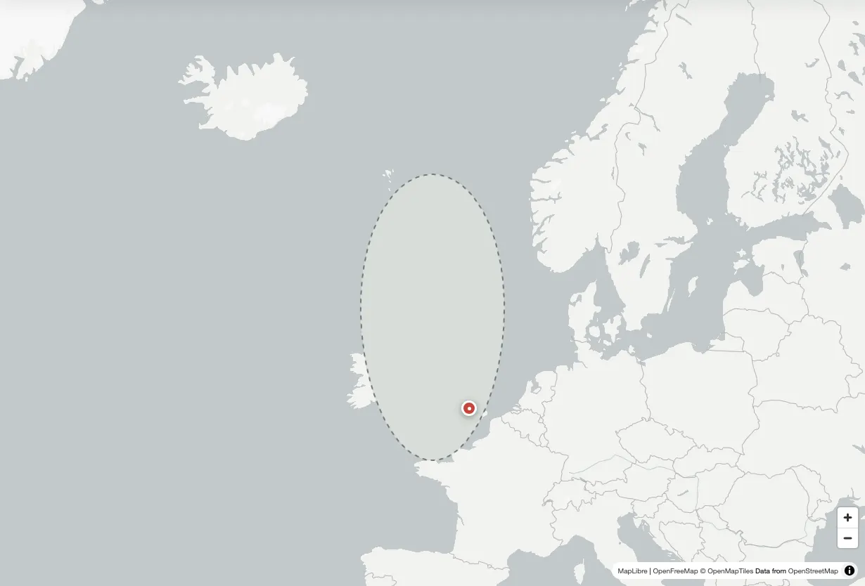 Country Draw map challenge with United Kingdom covered for drawing from memory